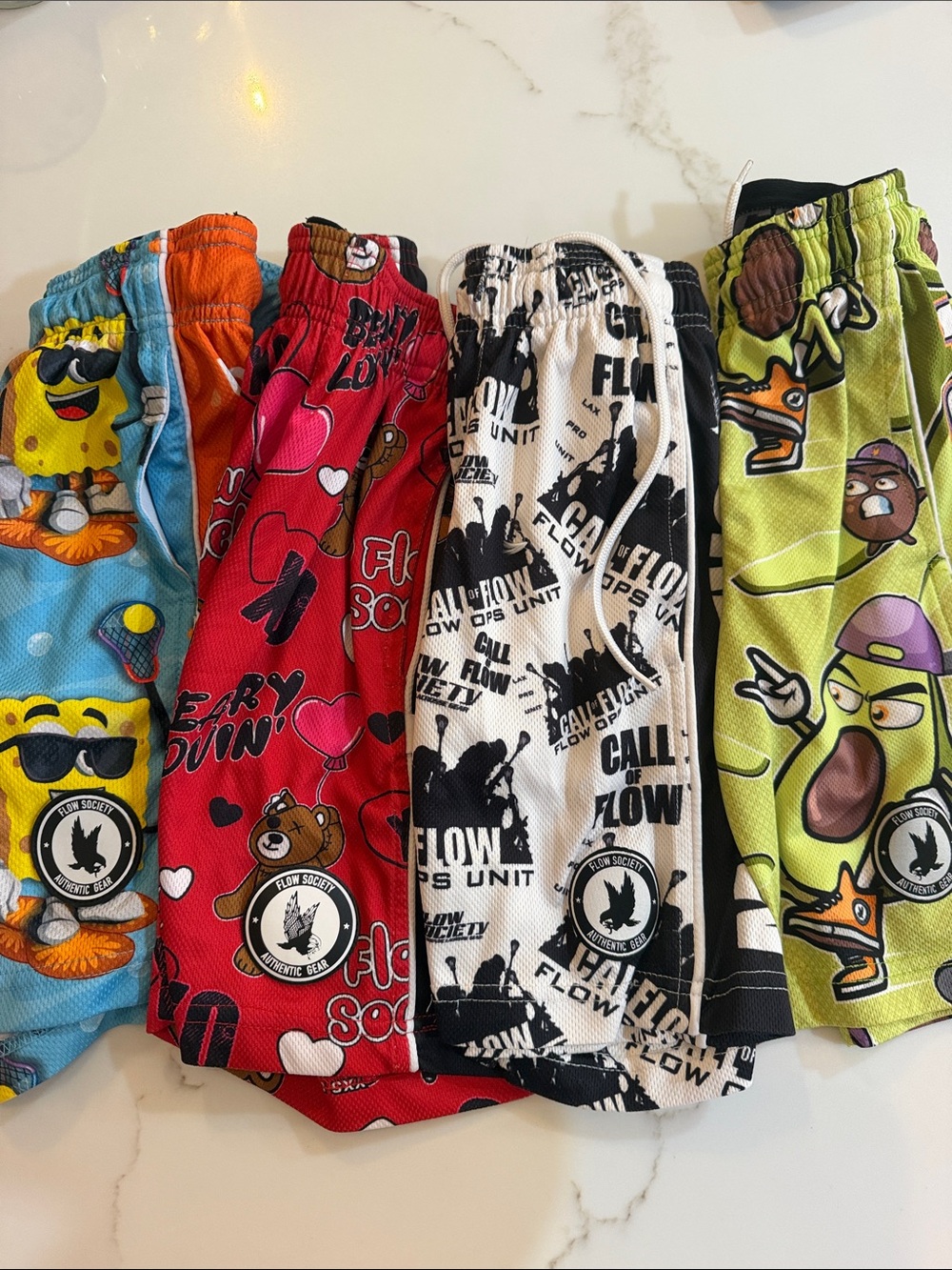 Kids' Graphic Flow Society Shorts - Assorted Colors by Flow Society